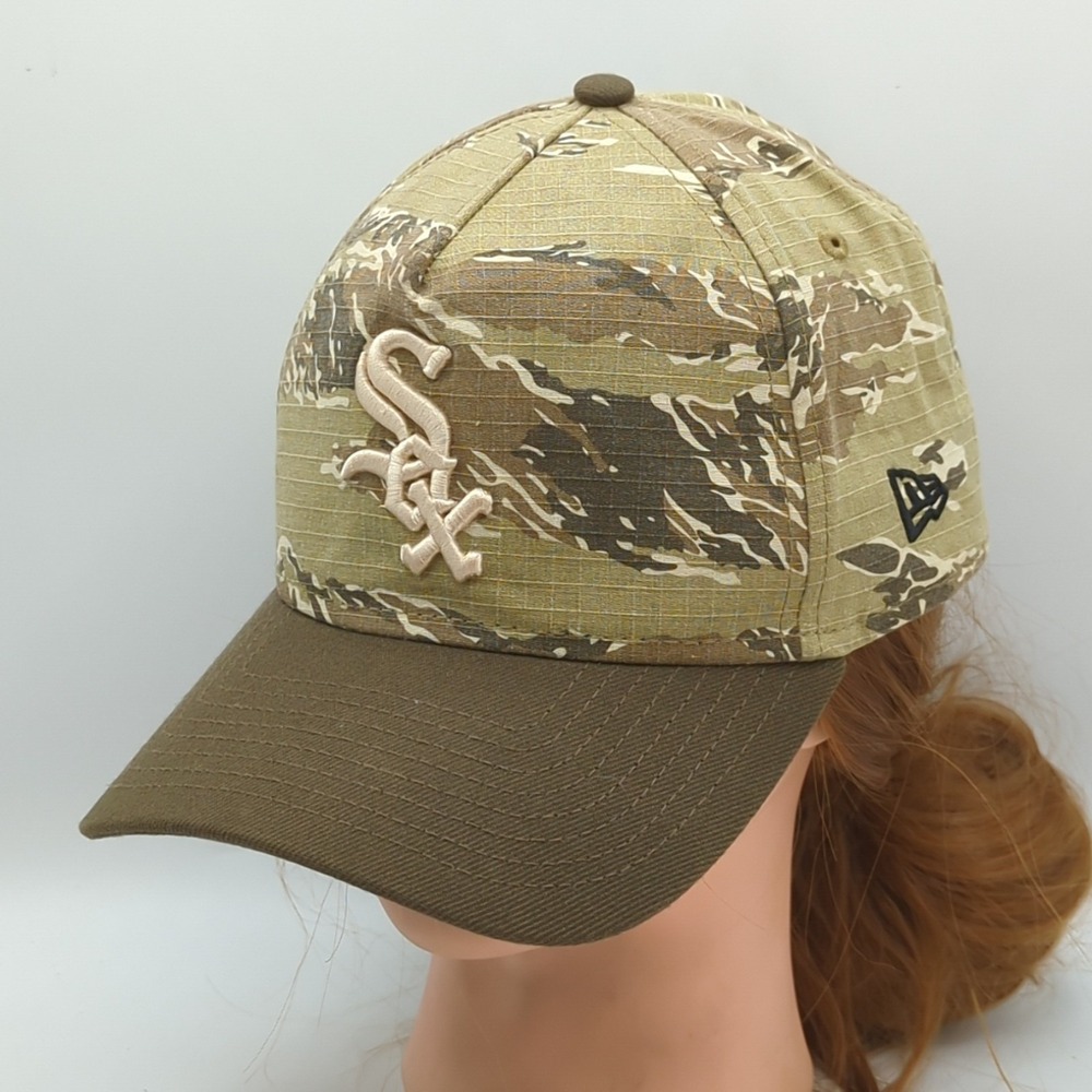 Chicago White Sox Hat Cap New Era Snapback 9Forty Camo MLB OSFM Adjustable